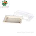 Natural To Go Container Sugarcane Bagasse Sushi Tray